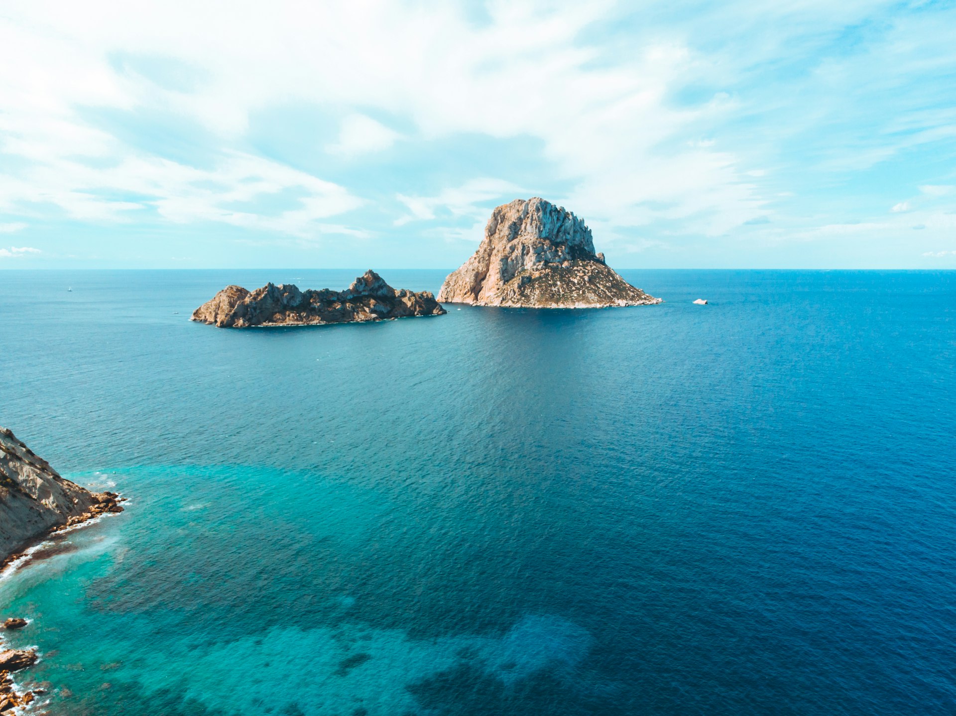 Es Vedrà rock island off the coast of Ibiza